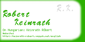robert keinrath business card